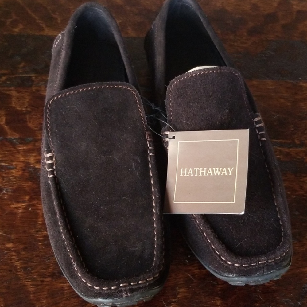 NWT never worn mens Hathaway slip on shoes